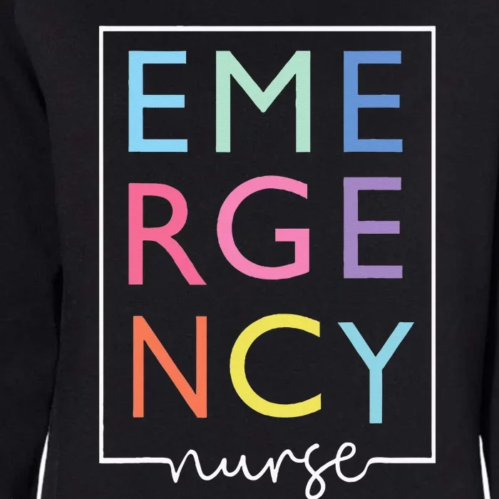 Cool Nurse Emergency Department Emergency Nursing Room Womens California Wash Sweatshirt