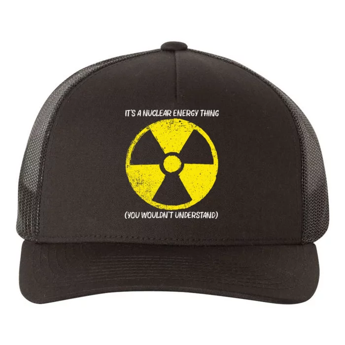 Cool Nuclear Energy Nuclear Power Plant Yupoong Adult 5-Panel Trucker Hat