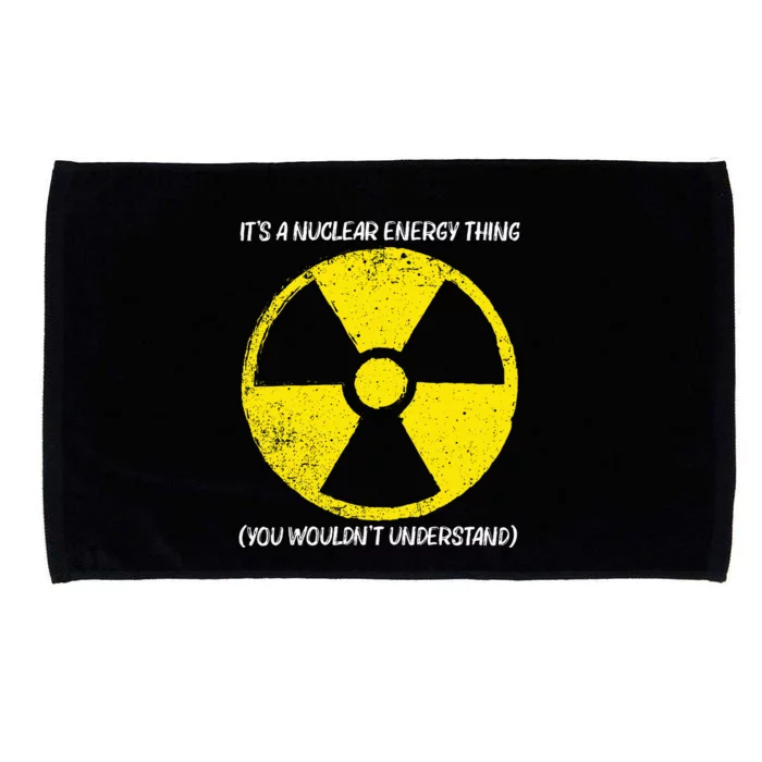 Cool Nuclear Energy Nuclear Power Plant Microfiber Hand Towel