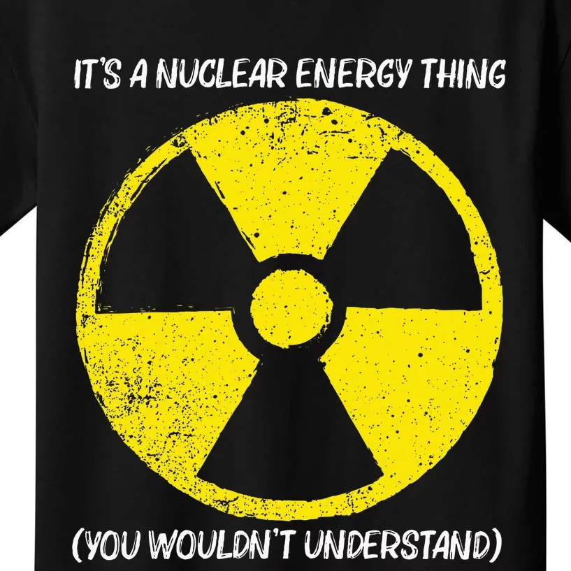 Cool Nuclear Energy Nuclear Power Plant Kids T-Shirt