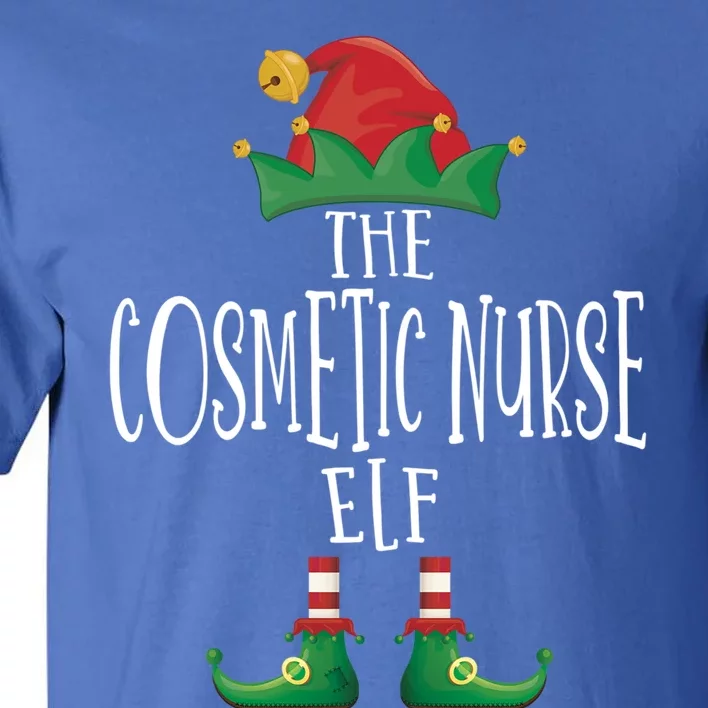 Cosmetic Nurse Elf Family Matching Christmas Pajamas Gift Tall T-Shirt