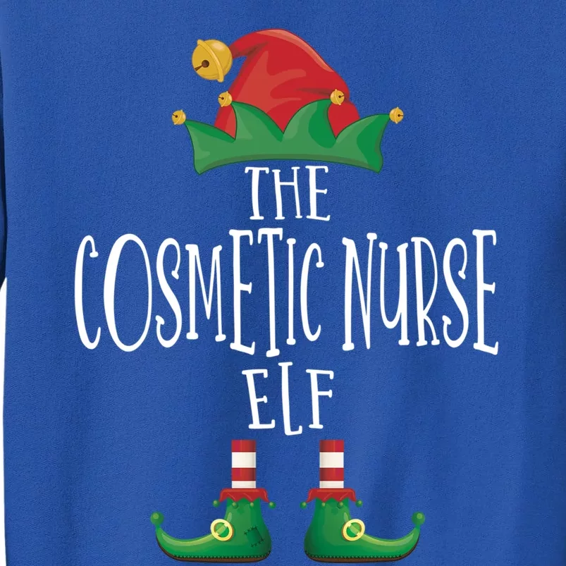 Cosmetic Nurse Elf Family Matching Christmas Pajamas Gift Tall Sweatshirt