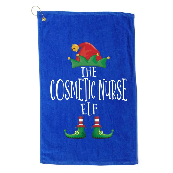 Cosmetic Nurse Elf Family Matching Christmas Pajamas Gift Platinum Collection Golf Towel