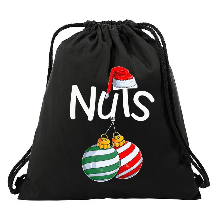 Chest Nuts Funny Matching Chestnuts Christmas Couples Nuts Drawstring Bag