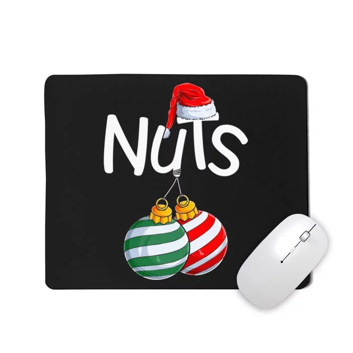 Chest Nuts Funny Matching Chestnuts Christmas Couples Nuts Mousepad