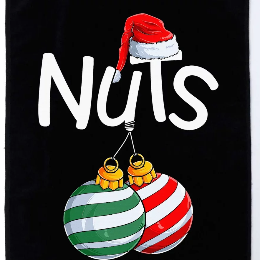 Chest Nuts Funny Matching Chestnuts Christmas Couples Nuts Platinum Collection Golf Towel