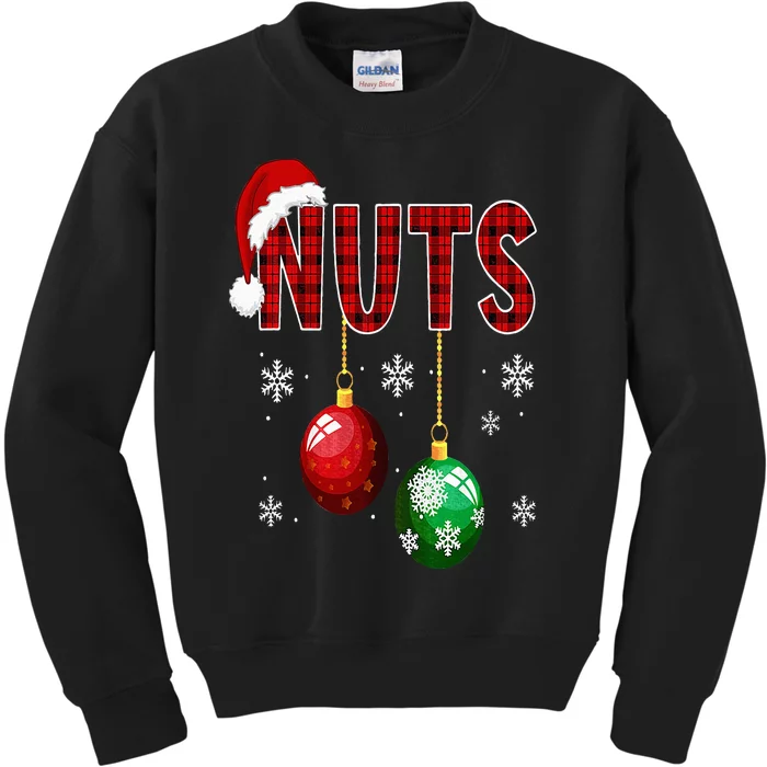 Chest Nuts Funny Matching Chestnuts Christmas Couples Nuts Kids Sweatshirt