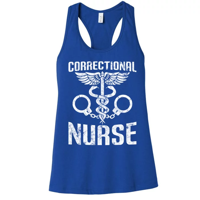 Correctional Nurse Funny Nursing Gift Women's Racerback Tank