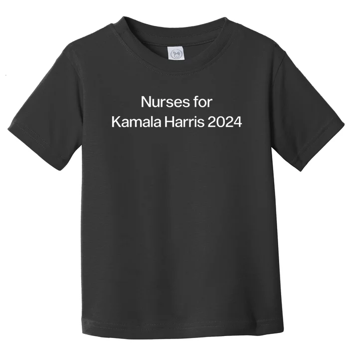 Claudetteggibs1 Nurses For Kamala Harris 2024 Toddler T-Shirt