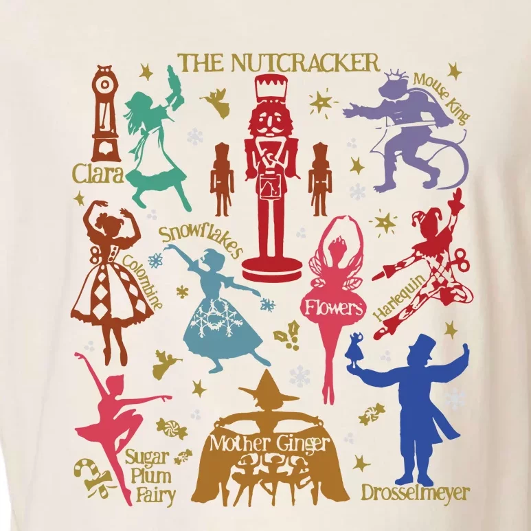 Christmas Nutcracker Funny Christmas Pajamas Nutcracker Nutcrack Garment-Dyed Women's Muscle Tee