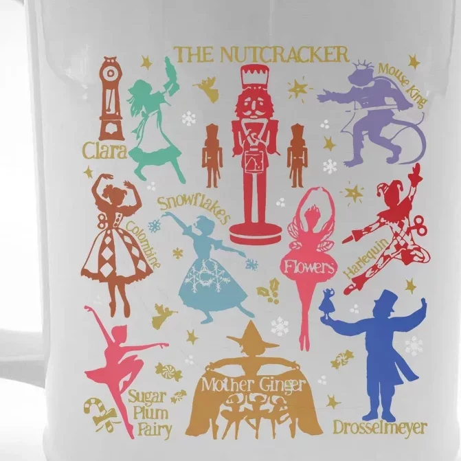 Christmas Nutcracker Funny Christmas Pajamas Nutcracker Nutcrack Front & Back Beer Stein