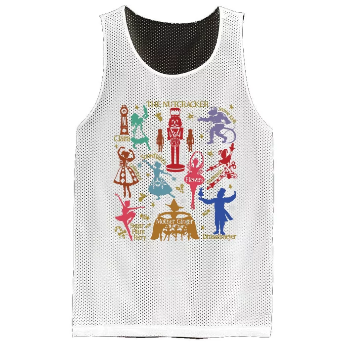 Christmas Nutcracker Funny Christmas Pajamas Nutcracker Nutcrack Mesh Reversible Basketball Jersey Tank