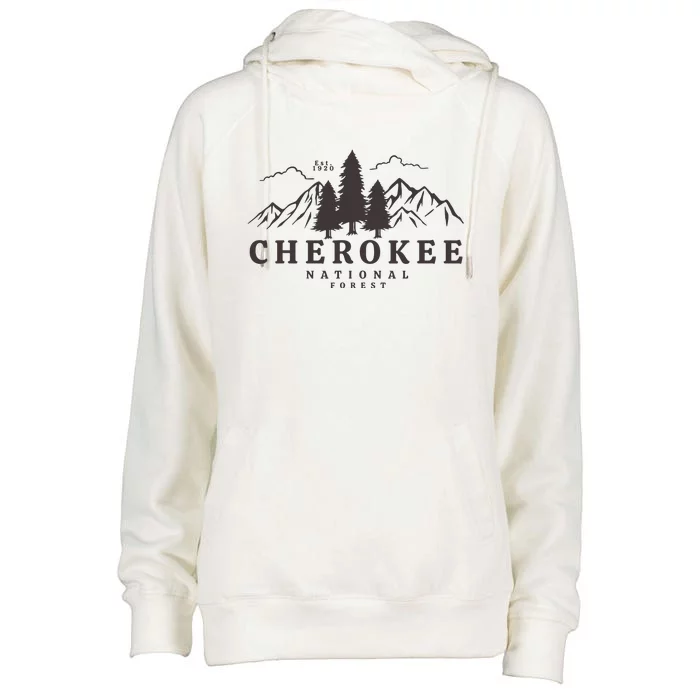 Cherokee National Forest Womens Funnel Neck Pullover Hood