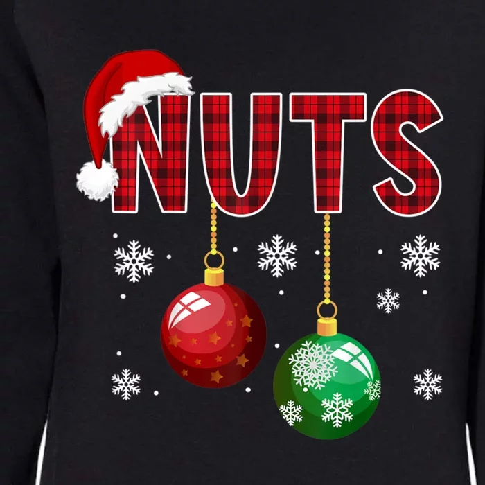 Chest Nuts Funny Matching Chestnuts Christmas Couples Nuts Cool Gift Womens California Wash Sweatshirt