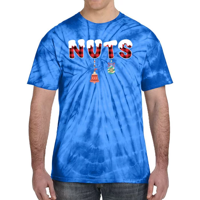 Chest Nuts Funny Chestnuts Matching Christmas Couples 'S Gift Tie-Dye T-Shirt