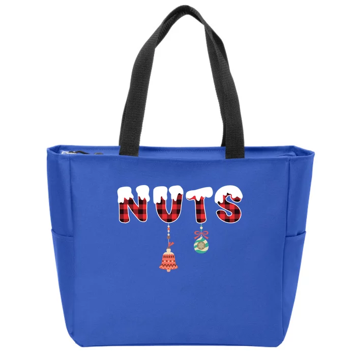 Chest Nuts Funny Chestnuts Matching Christmas Couples 'S Gift Zip Tote Bag