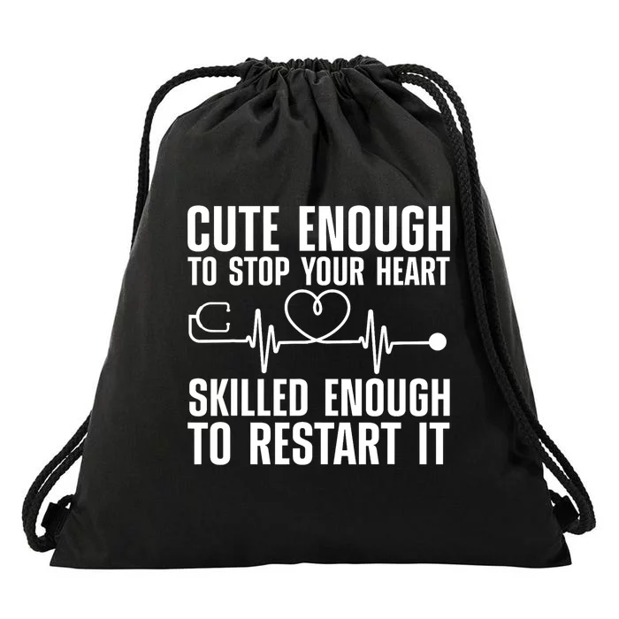 Cool Nurse For Medical Assistant Nursing Aide Cna Drawstring Bag