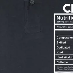 CNA Nutrition Facts Certified Nursing Assistant Softstyle Adult Sport Polo