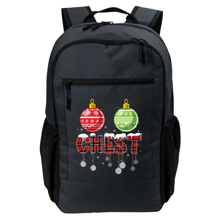 Chest Nuts Funny Matching Chestnuts Christmas Couples Chest Great Gift Daily Commute Backpack