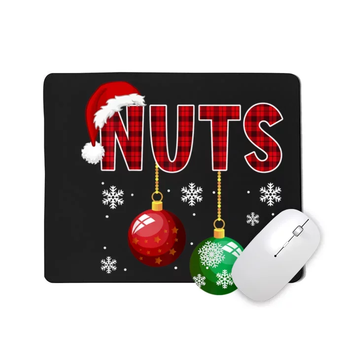 Chest Nuts Funny Matching Chestnuts Christmas Couples Nuts Mousepad