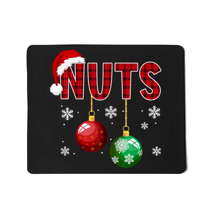 Chest Nuts Funny Matching Chestnuts Christmas Couples Nuts Mousepad