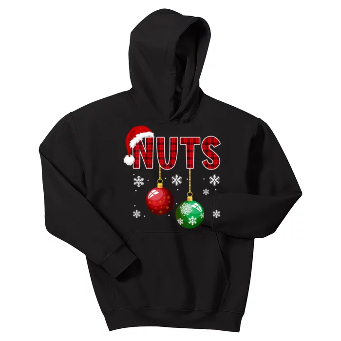 Chest Nuts Funny Matching Chestnuts Christmas Couples Nuts Kids Hoodie