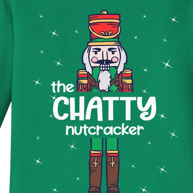 Chatty Nutcracker Family Matching Funny Pajama Baby Long Sleeve Bodysuit