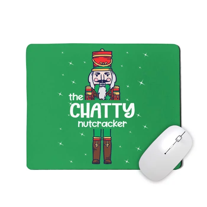 Chatty Nutcracker Family Matching Funny Pajama Mousepad