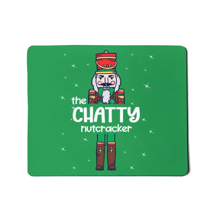 Chatty Nutcracker Family Matching Funny Pajama Mousepad