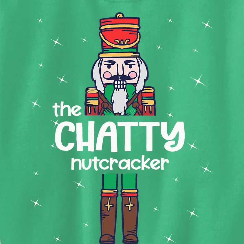 Chatty Nutcracker Family Matching Funny Pajama Kids Sweatshirt