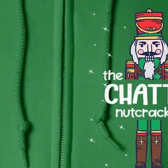 Chatty Nutcracker Family Matching Funny Pajama Full Zip Hoodie