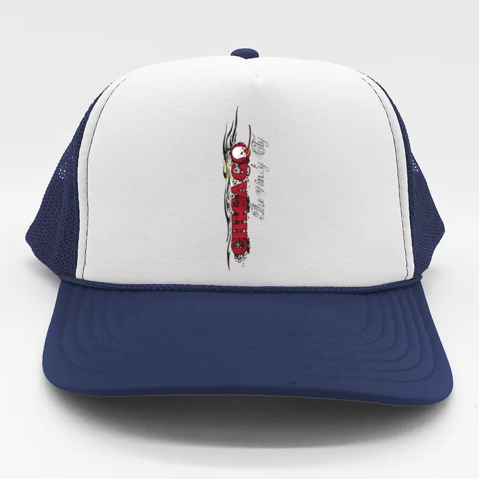 Chicago No Funny Business Clown Front & Back Trucker Hat