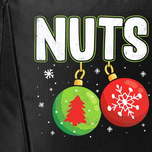 Chest Nuts Funny Matching Chestnuts Christmas Couples Nuts Meaningful Gift City Backpack