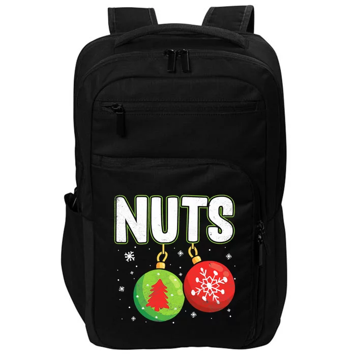 Chest Nuts Funny Matching Chestnuts Christmas Couples Nuts Meaningful Gift Impact Tech Backpack