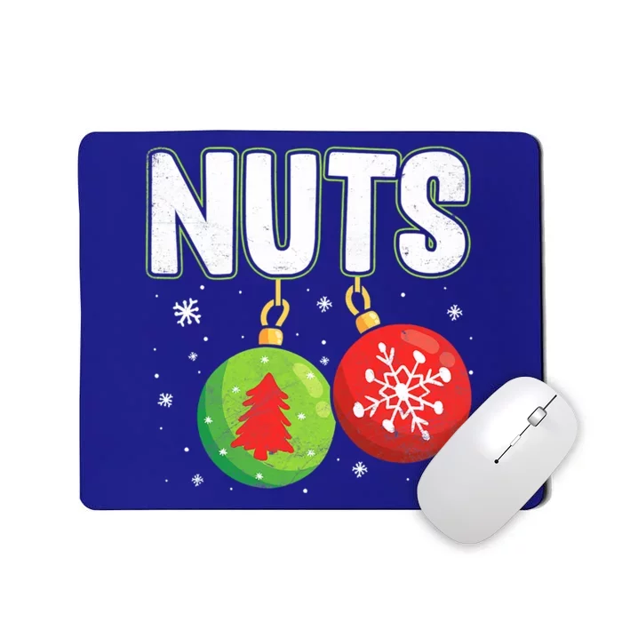 Chest Nuts Funny Matching Chestnuts Christmas Couples Nuts Meaningful Gift Mousepad