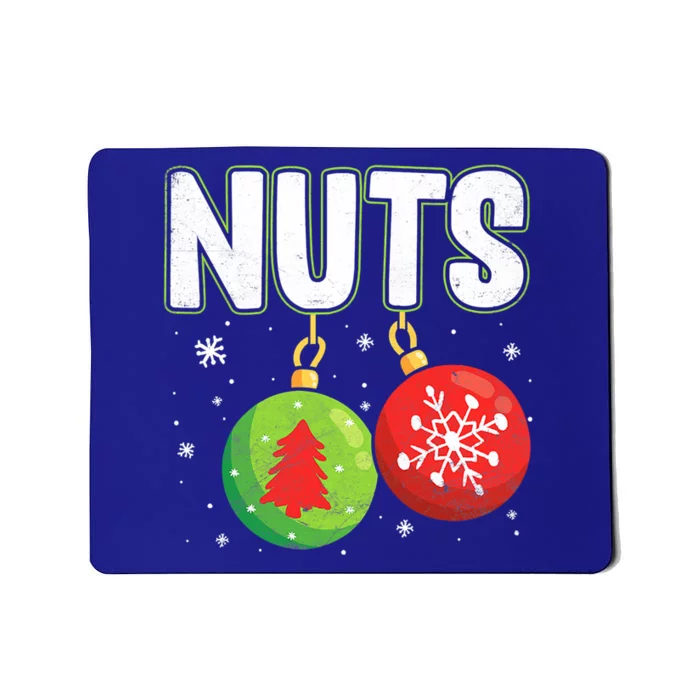 Chest Nuts Funny Matching Chestnuts Christmas Couples Nuts Meaningful Gift Mousepad