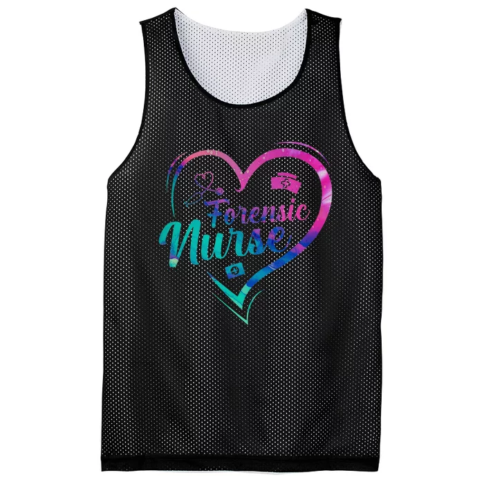 Correctional Nurse Forensic Heart Nurse Corrections Nursing Mesh Reversible Basketball Jersey Tank