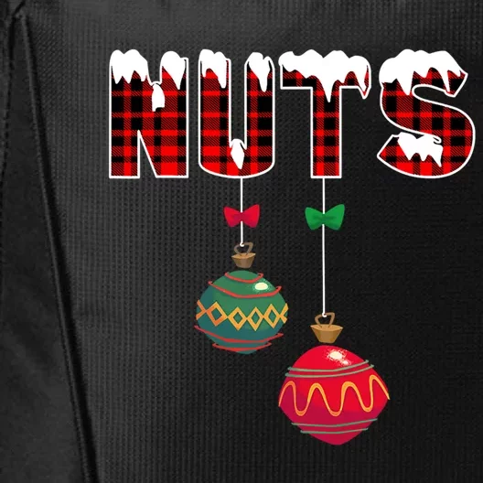 Chest Nuts Funny Matching Chestnuts Christmas Couples Nuts Cool Gift City Backpack