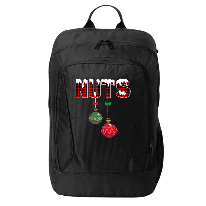 Chest Nuts Funny Matching Chestnuts Christmas Couples Nuts Cool Gift City Backpack