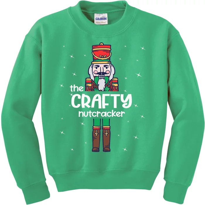 Crafty Nutcracker Family Matching Kids Sweatshirt