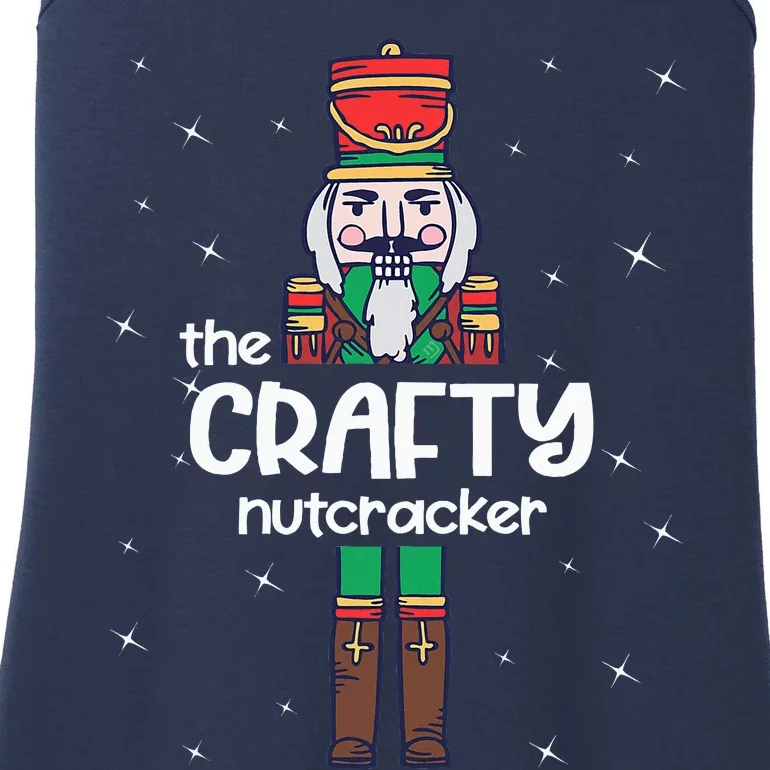 Crafty Nutcracker Family Matching Ladies Essential Tank