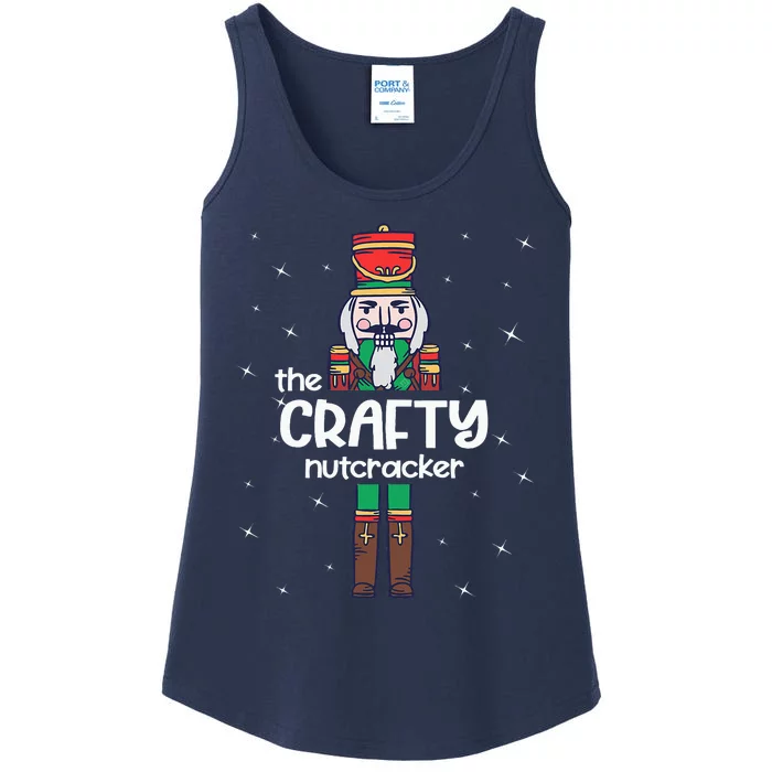 Crafty Nutcracker Family Matching Ladies Essential Tank