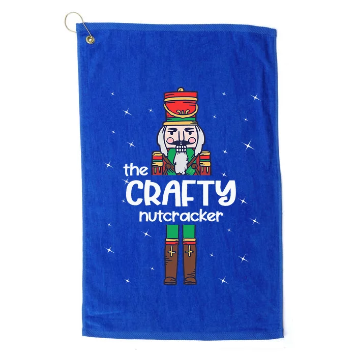 Crafty Nutcracker Family Matching Platinum Collection Golf Towel