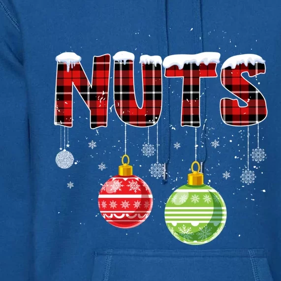 Chest Nuts Funny Matching Chestnuts Christmas Couples Nuts Funny Gift Premium Hoodie