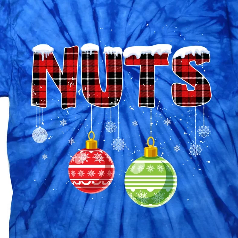 Chest Nuts Funny Matching Chestnuts Christmas Couples Nuts Funny Gift Tie-Dye T-Shirt