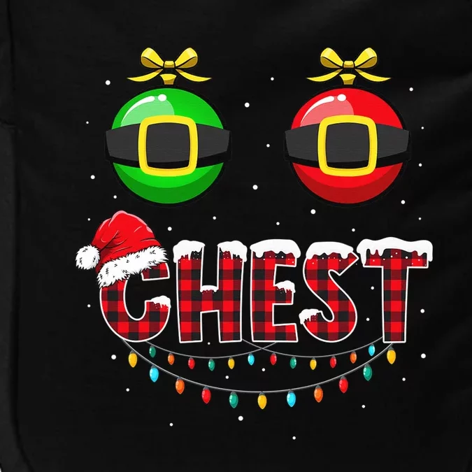 Chest Nuts Funny Matching Chestnuts Christmas Couples Chest Impact Tech Backpack