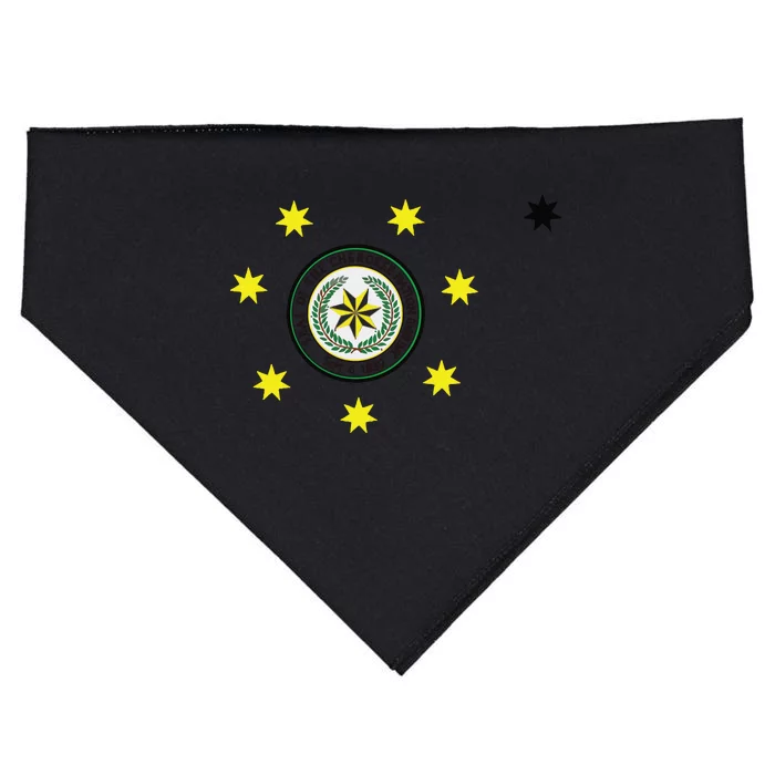 Cherokee Nation Flag Cherokee USA-Made Doggie Bandana