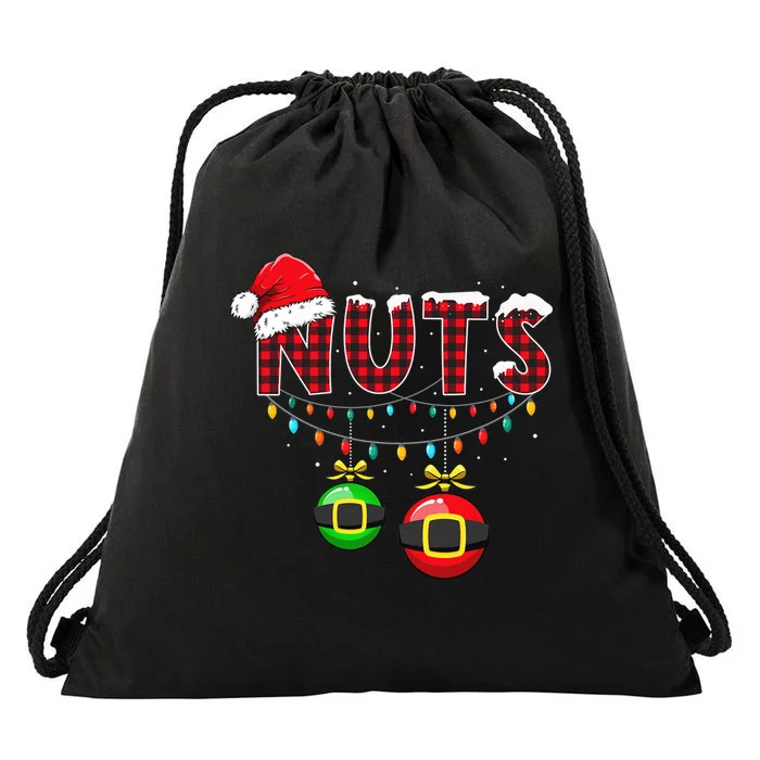 Chest Nuts Funny Matching Chestnuts Christmas Couples Nuts Drawstring Bag