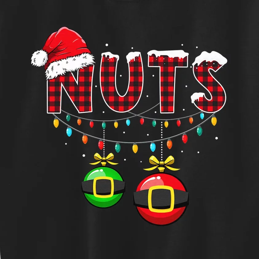 Chest Nuts Funny Matching Chestnuts Christmas Couples Nuts Kids Sweatshirt