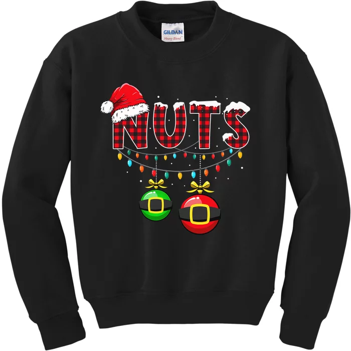 Chest Nuts Funny Matching Chestnuts Christmas Couples Nuts Kids Sweatshirt